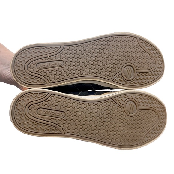 Adidas Navy Blue Three-Stripe Neo Sneakers Mens 8.5 - Picture 10 of 11